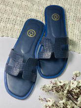 Croco Print H Slides | 50% Off