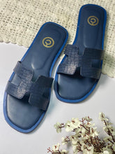 Croco Print H Slides | 50% Off