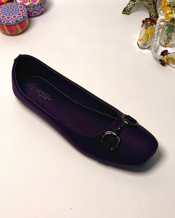 Veluna Ease Flats | Orchid Purple