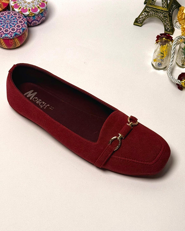 Veluna Breezy Flats | Classic Maroon