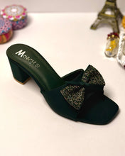 Veluna Grace Heels | Emerald Green 🌿