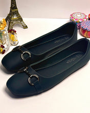 Veluna Ease Flats | Navy Blue