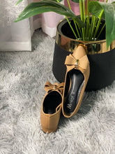 Velora Bow Heels | Caramel Beige