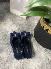 Velora Bow Heels | Sapphire Blue