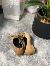 Velora Bow Heels | Caramel Beige