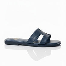 Croco Print H Slides | 50% Off