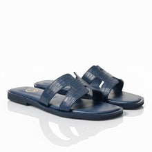 Croco Print H Slides | 50% Off